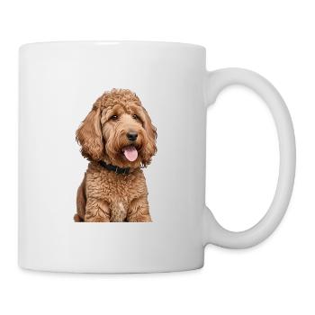Caniche - Mug blanc - blanc - Droite