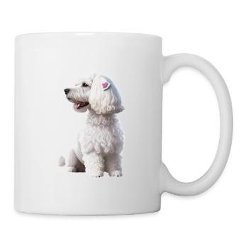 Caniche - Mug blanc - blanc - Droite
