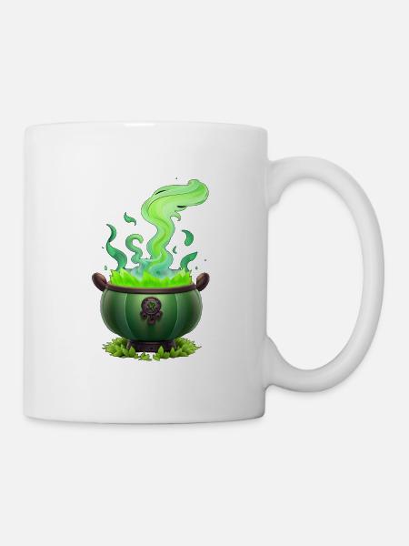 Hexenkessel - Tasse - Weiß