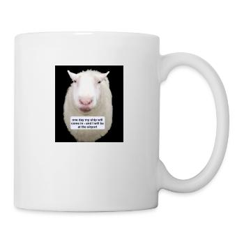 Schaf - Tasse - Weiß - Rechts