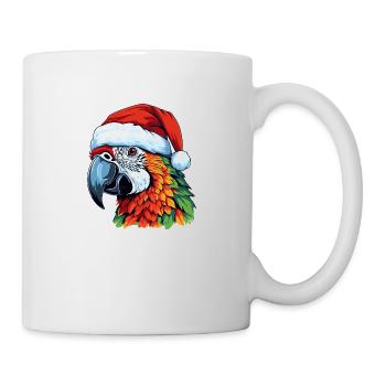 Parrot Christmas Animal Head - Mug - white - Right