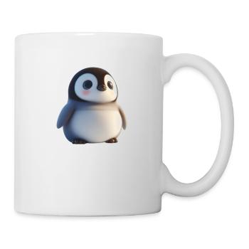 Pingouin - Mug blanc - blanc - Droite