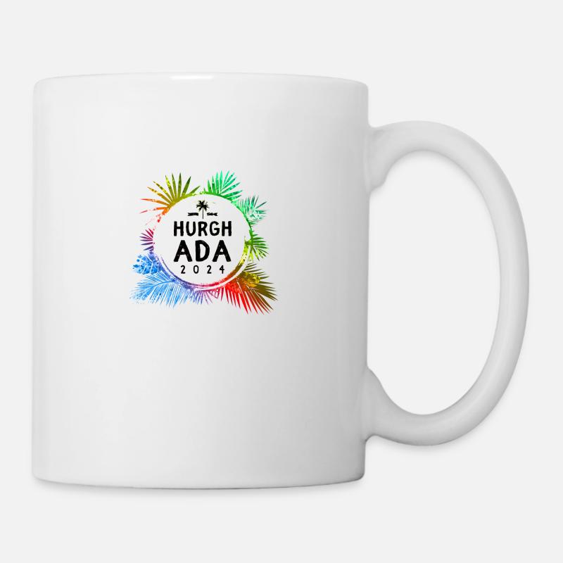 Hurghada 2024 Coloré - Mug blanc - blanc