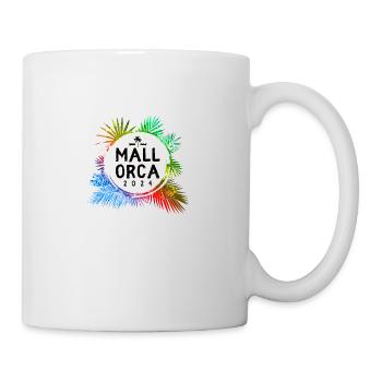 Mallorca 2024 Bunt - Tasse - Weiß - Rechts