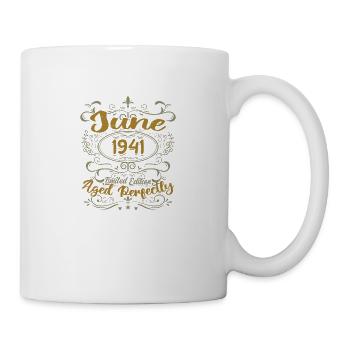 1941 Juin 1941 Cadeau Anniversaire Juin 1941 Juin - Mug blanc - blanc - Droite
