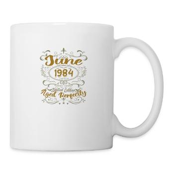 1984 June 1984 Birthday Gift June 1984 June - Mug - white - Right