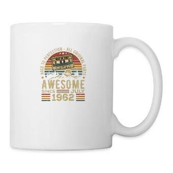 1962 Juli | Geboren im Juli 1962 | Juli 1962 - Tasse - Weiß - Rechts