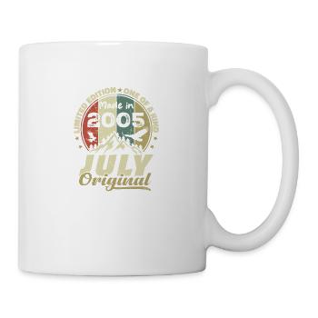 Juillet 2005 Cadeau Anniversaire 2005 Juillet 2005 - Mug blanc - blanc - Droite