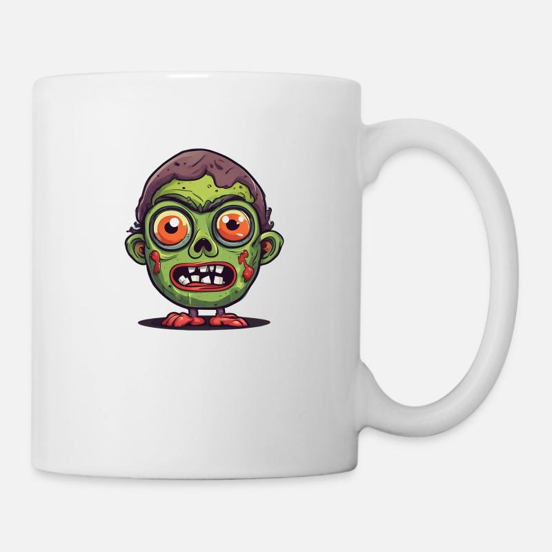 Halloween Zombie Head - Mug - white