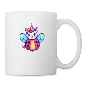 Einhornmarienkäfer - Tasse - Weiß - Rechts
