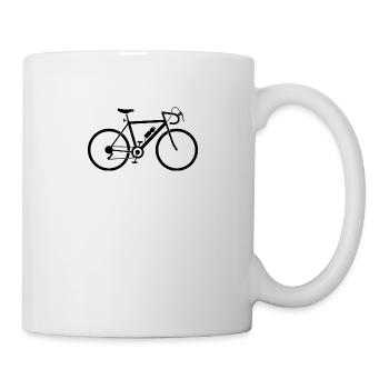 A fast road bike - Mug - white - Right