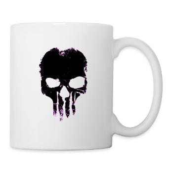 Cadeau cool d'horreur de crâne - Mug blanc - blanc - Droite