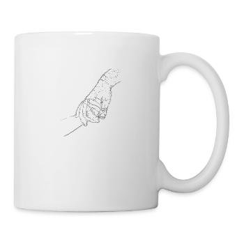 Daddy child - hold hand - Mug - white - Right