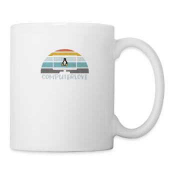 LINUX PENGUIN PROGRAMMER TUX PC COMPUTERLOVE - Mug - white - Right