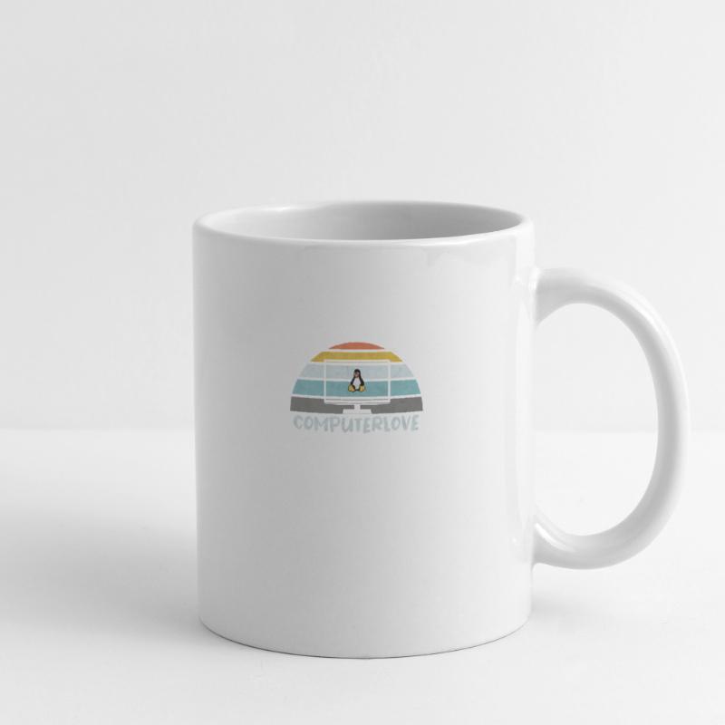 PROGRAMMATEUR LINUX PENGUIN TUX PC COMPUTERLOVE Mug blanc