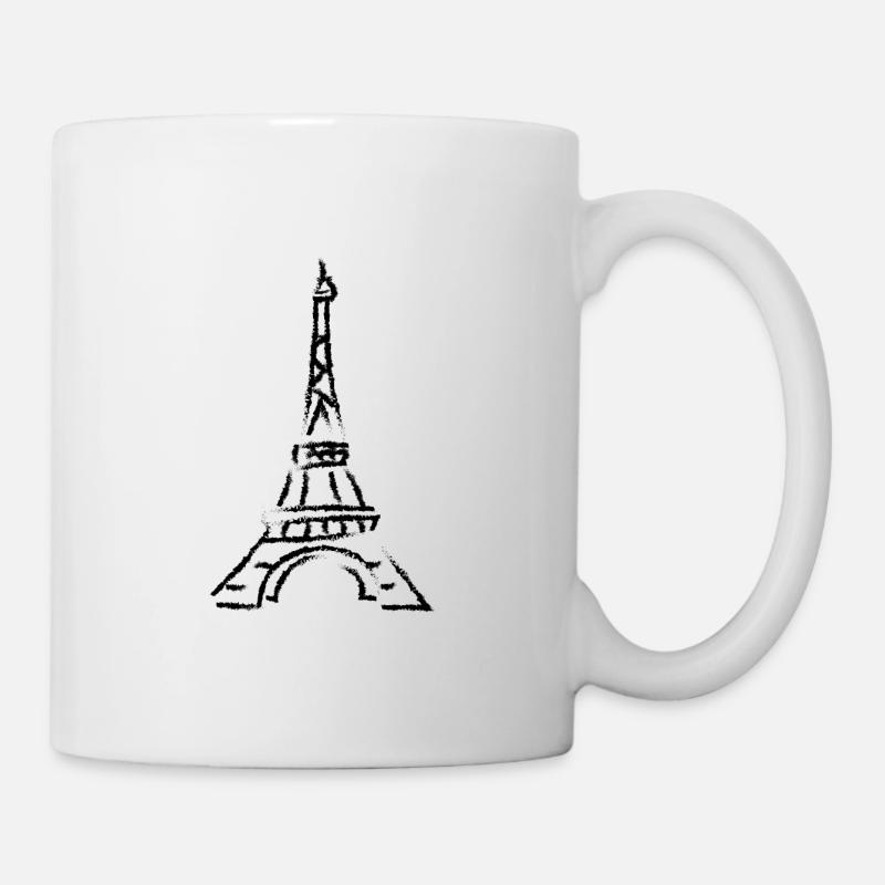 Eiffelturm - Tasse - Weiß