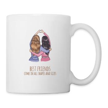 Cadeau pour la meilleure amie avec une belle rengaine - Mug blanc - blanc - Droite