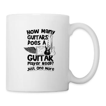 How Many Guitars Does A Guitar Player Need Just On - Mug - white - Right