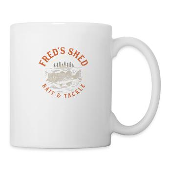 Fred's Shed | Bait & Tackle - Mug - white - Right