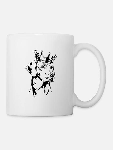 RHODESIAN RIDGEBACK Krone Hund Hunde Wilsigns - Tasse - Weiß
