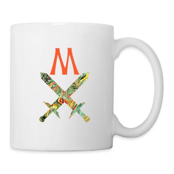 épées croisées e 200 m - Mug blanc - blanc - Droite