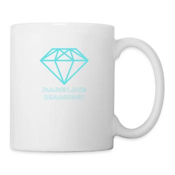 Rare comme un diamant - Mug blanc - blanc - Droite