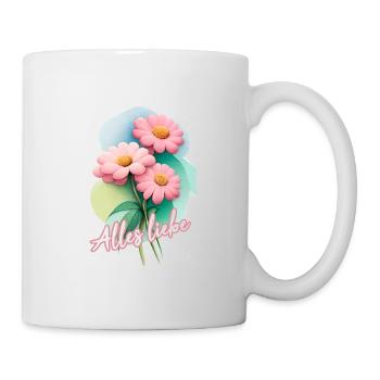 All the best bouquet bouquet - Mug - white - Right