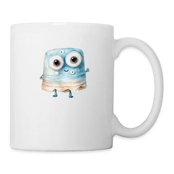 Cute Watercolor Monster - Mug - white - Right
