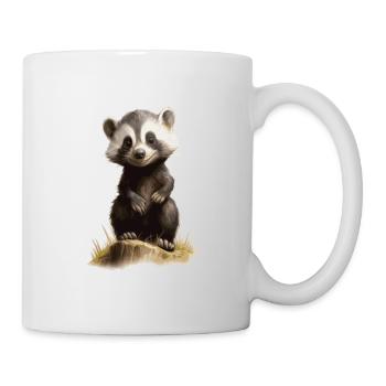 süßer Frechdachs - Tasse - Weiß - Rechts