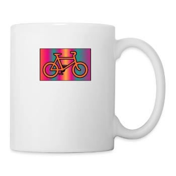 FAHRRAD. RADFAHREN. - Tasse - Weiß - Rechts
