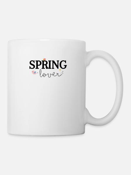 Amoureux du printemps - Mug blanc - blanc