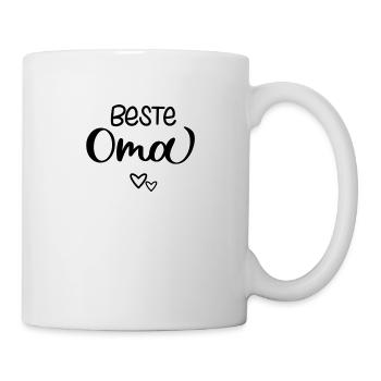 Beste Oma - Tasse - Weiß - Rechts