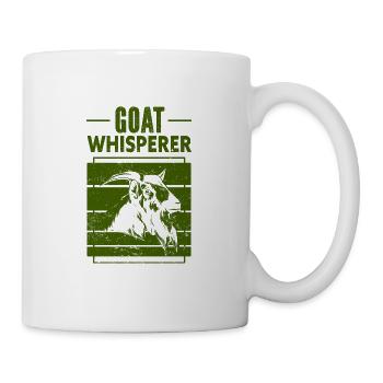 Ziege - Bock - Geiß - Bauernhof - Zoo - Urlaub - Tasse - Weiß - Rechts