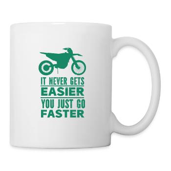 Motorrad Motocross Bike Racing Motorsport - Tasse - Weiß - Rechts