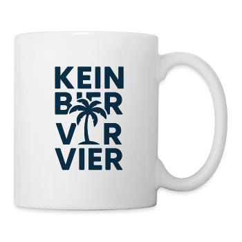 Pas de trafic de bar Palmiers Design - Mug blanc - blanc - Droite