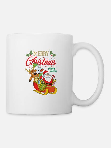 Weihnachtsmann - Tasse - Weiß
