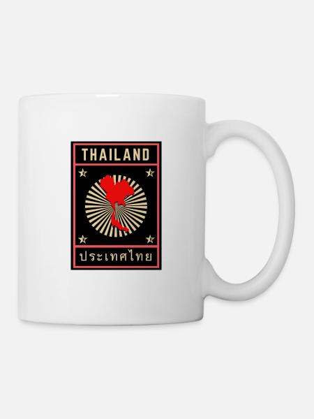 Conception de la Thaïlande - Mug blanc - blanc