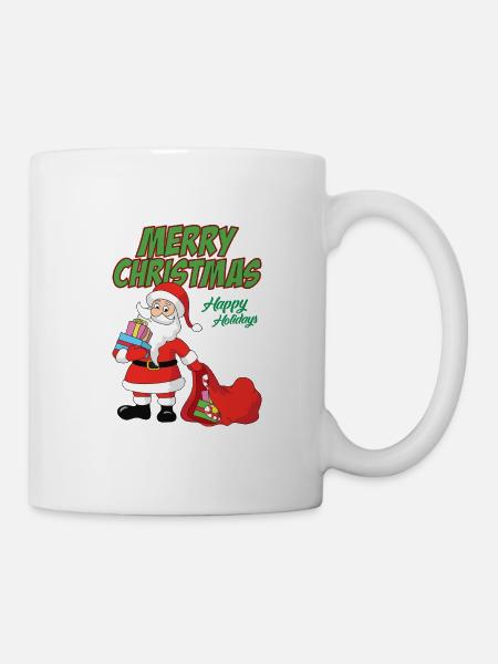Lustiges Weihnachtsmotiv - Tasse - Weiß