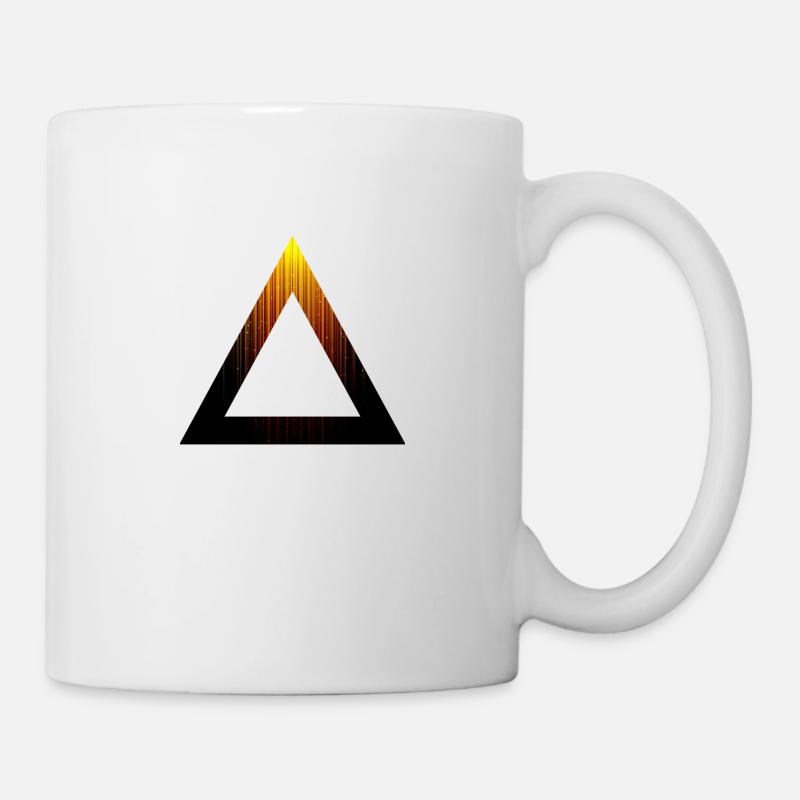 Abstract Triangle - Mug - white