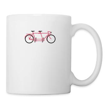 Tandem Bike - Mug - white - Right