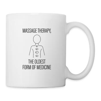 Massage Therapy, The oldest Form Of Medicine 3 - Mug blanc - blanc - Droite