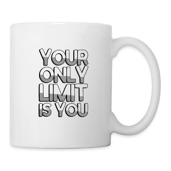 VOTRE SEULE LIMITE, C’EST VOUS - Sport - Mug blanc - blanc - Droite
