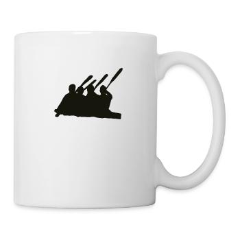Kayak Foursome noir - Mug blanc - blanc - Droite