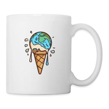 Melting Earth Cream - Tasse - Weiß - Rechts