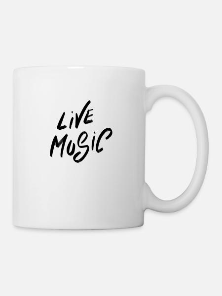 live music! - Mug - white
