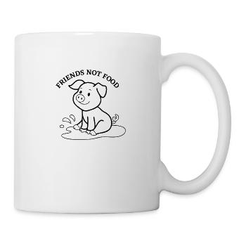 Friends not Food - Mug - white - Right