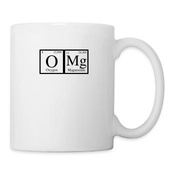 OMG - Oxygen & Magnesium - Tasse - Weiß - Rechts