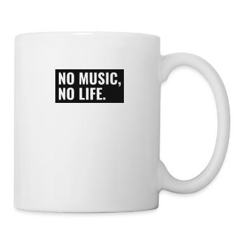 No Music, No Life - Tasse - Weiß - Rechts
