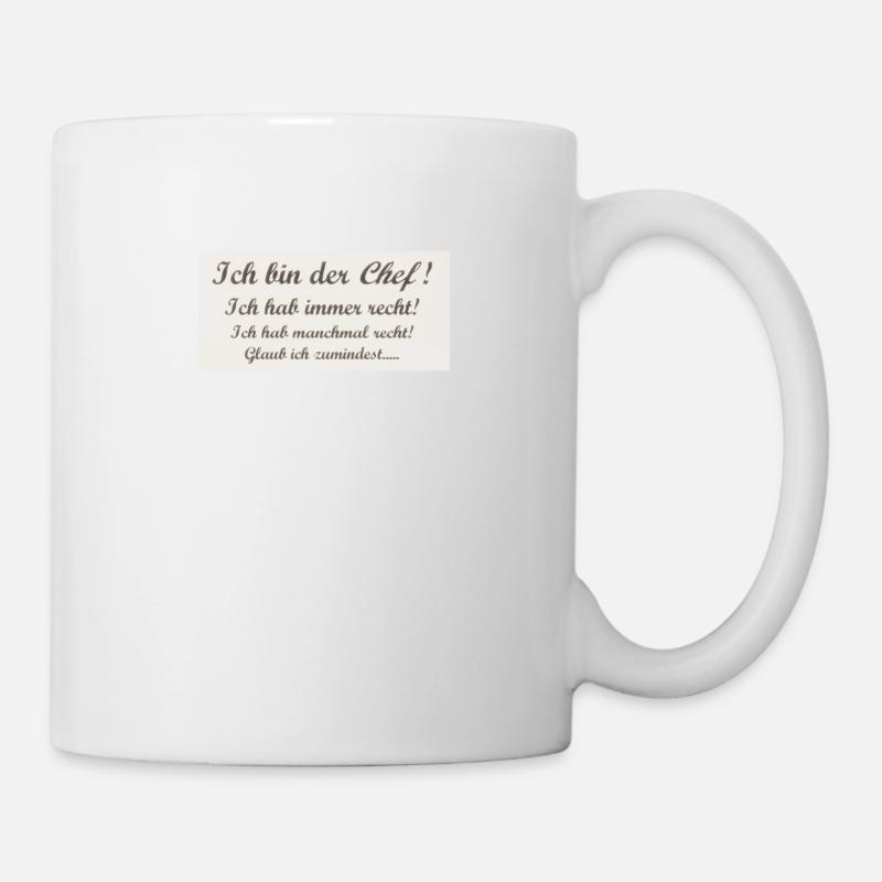 Chef - Tasse - Weiß