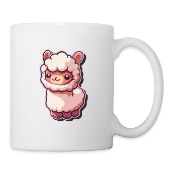 Alpaka Lama für Alpakaliebhaber - Tasse - Weiß - Rechts